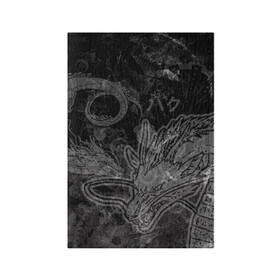 Обложка для паспорта матовая кожа с принтом Haku Dragon в Петрозаводске, натуральная матовая кожа | размер 19,3 х 13,7 см; прозрачные пластиковые крепления | haku dragon | аниме.anime | герой | дракон | животные | зверь | мультик | мультфильм | персонаж | унесенные призраками | хаку