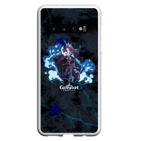 Чехол для Samsung Galaxy S10 с принтом Genshin Impact - Rosaria в Петрозаводске, Силикон | Область печати: задняя сторона чехла, без боковых панелей | anime | game | gamer | genshin | genshin impact | genshin rosaria | impact | nun | rosaria | аниме | геншин | геншин импакт | геншин розария | импакт | лёд | ледяная роза | монашка | роза | розалия | розария | шипы