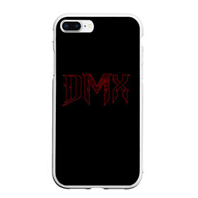 Чехол для iPhone 7Plus/8 Plus матовый с принтом DMX в Петрозаводске, Силикон | Область печати: задняя сторона чехла, без боковых панелей | black | dmx | rap | музыка | рэп | рэпер | хип хоп