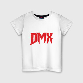 Детская футболка хлопок с принтом DMX Power в Петрозаводске, 100% хлопок | круглый вырез горловины, полуприлегающий силуэт, длина до линии бедер | dmx | dog | earl simmons | hip hop | music | new york | rap | rapper | rip | ruff ryders | диэмикс | музыка | нью йорк | пёс | рэп | рэпер | хипхоп | эрл симмонс