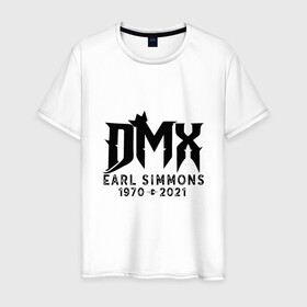Мужская футболка хлопок с принтом DMX King в Петрозаводске, 100% хлопок | прямой крой, круглый вырез горловины, длина до линии бедер, слегка спущенное плечо. | dmx | dog | earl simmons | hip hop | music | new york | rap | rapper | rip | ruff ryders | диэмикс | музыка | нью йорк | пёс | рэп | рэпер | хипхоп | эрл симмонс