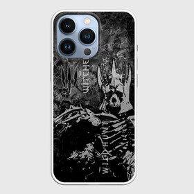 Чехол для iPhone 13 Pro с принтом Wild Hunt в Петрозаводске,  |  | wild hunt | witcher 3 | ведьмак 3 | вичер | герой | дикая охота | игра | монстр | персонаж | скелет | череп