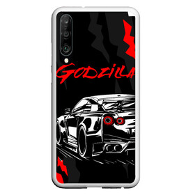 Чехол для Honor P30 с принтом NISSAN GT-R / GODZILLA в Петрозаводске, Силикон | Область печати: задняя сторона чехла, без боковых панелей | auto | car | godzilla | gtr | nissan | nissan skyline | sport | авто | гетер | годзилла | гтр. | нисан | ниссан | ноут | скайлайн | спорт | царапины