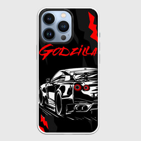 Чехол для iPhone 13 Pro с принтом NISSAN GT R   GODZILLA в Петрозаводске,  |  | auto | car | godzilla | gtr | nissan | nissan skyline | sport | авто | гетер | годзилла | гтр. | нисан | ниссан | ноут | скайлайн | спорт | царапины