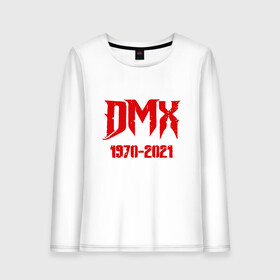 Женский лонгслив хлопок с принтом DMX - Rest In Peace в Петрозаводске, 100% хлопок |  | dmx | dog | earl simmons | hip hop | music | new york | rap | rapper | rip | ruff ryders | диэмикс | музыка | нью йорк | пёс | рэп | рэпер | хипхоп | эрл симмонс