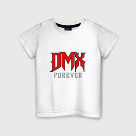 Детская футболка хлопок с принтом DMX Forever в Петрозаводске, 100% хлопок | круглый вырез горловины, полуприлегающий силуэт, длина до линии бедер | dmx | dog | earl simmons | hip hop | music | new york | rap | rapper | rip | ruff ryders | диэмикс | музыка | нью йорк | пёс | рэп | рэпер | хипхоп | эрл симмонс