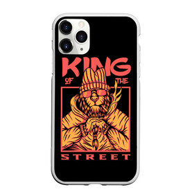 Чехол для iPhone 11 Pro матовый с принтом KING Street в Петрозаводске, Силикон |  | animal | brutal | king | megane | of | street | the | горила | животное | зверь | король | обезьяна | реп | улиц | хипстер