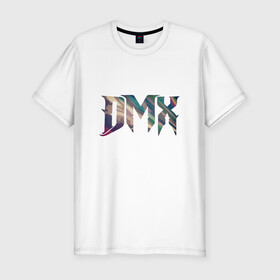 Мужская футболка хлопок Slim с принтом DMX Color в Петрозаводске, 92% хлопок, 8% лайкра | приталенный силуэт, круглый вырез ворота, длина до линии бедра, короткий рукав | dmx | dog | earl simmons | hip hop | music | new york | rap | rapper | rip | ruff ryders | диэмикс | музыка | нью йорк | пёс | рэп | рэпер | хипхоп | эрл симмонс