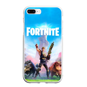 Чехол для iPhone 7Plus/8 Plus матовый с принтом Fortnite Новая Глава в Петрозаводске, Силикон | Область печати: задняя сторона чехла, без боковых панелей | Тематика изображения на принте: 2 глава | epic games | fortnite | jonesy | джонси | джоунзи | фортнайт