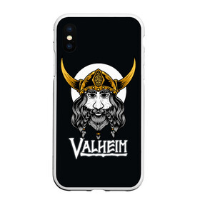 Чехол для iPhone XS Max матовый с принтом Valheim Viking в Петрозаводске, Силикон | Область печати: задняя сторона чехла, без боковых панелей | fantasy | mmo | valheim | valve | валхейм | вальхейм | викинги | выживалка | игра | королевская битва | ммо | ролевая игра | фэнтази