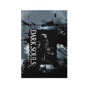 Обложка для паспорта матовая кожа с принтом darksouls the game в Петрозаводске, натуральная матовая кожа | размер 19,3 х 13,7 см; прозрачные пластиковые крепления | Тематика изображения на принте: dark souls | darksouls | tegunvte | демоны | рыцарь | средневековье | темные души