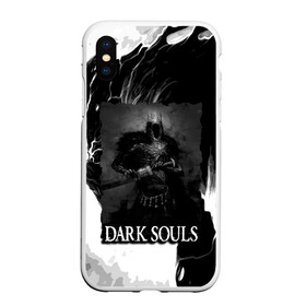 Чехол для iPhone XS Max матовый с принтом DARKSOULS | ТЁМНЫЙ РЫЦАРЬ в Петрозаводске, Силикон | Область печати: задняя сторона чехла, без боковых панелей | dark souls | darksouls | tegunvte | демоны | рыцарь | средневековье | темные души