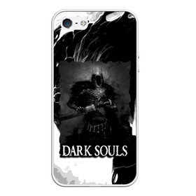 Чехол для iPhone 5/5S матовый с принтом DARKSOULS | ТЁМНЫЙ РЫЦАРЬ в Петрозаводске, Силикон | Область печати: задняя сторона чехла, без боковых панелей | dark souls | darksouls | tegunvte | демоны | рыцарь | средневековье | темные души