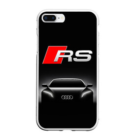 Чехол для iPhone 7Plus/8 Plus матовый с принтом AUDI RS BLACK / АУДИ РС ЧЕРНЫЙ в Петрозаводске, Силикон | Область печати: задняя сторона чехла, без боковых панелей | Тематика изображения на принте: audi | car | q5 | q6 | q7 | rs | sportcar | а3 | а4 | а6 | а8 | авто | автомобиль | ауди | гонки | ночь. | рс | спорт | спорткар