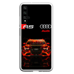 Чехол для Honor 20 с принтом AUDI RS 5 FIRE / АУДИ РС 5 в Петрозаводске, Силикон | Область печати: задняя сторона чехла, без боковых панелей | audi | car | fire. | q5 | q6 | q7 | rs 5 | sportcar | а3 | а4 | а6 | а8 | авто | автомобиль | ауди | огонь | рс 5 | спорт | спорткар