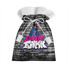 Подарочный 3D мешок с принтом Friday Night Funkin Bomb man B в Петрозаводске, 100% полиэстер | Размер: 29*39 см | bomb | bombman | friday night funkin | man | белый | бомб | бомба | бомбмэн | кирпич | микрофон | мэн | рисовка | розовый | текстура | фиолетовый | фрайдэй | цвета | черный