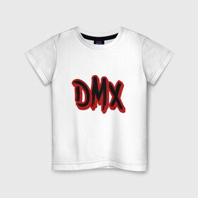 Детская футболка хлопок с принтом DMX Rap в Петрозаводске, 100% хлопок | круглый вырез горловины, полуприлегающий силуэт, длина до линии бедер | dmx | dog | earl simmons | hip hop | music | new york | rap | rapper | rip | ruff ryders | диэмикс | музыка | нью йорк | пёс | рэп | рэпер | хипхоп | эрл симмонс