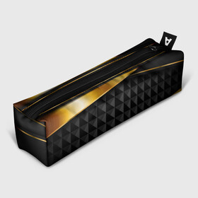Пенал 3D с принтом 3D luxury black gold Плиты 3Д в Петрозаводске, 100% полиэстер | плотная ткань, застежка на молнии | Тематика изображения на принте: luxury | versace | vip | абстракция | версаче | вип | паттерн | роскошь | текстуры