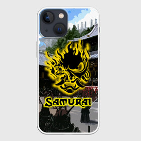 Чехол для iPhone 13 mini с принтом SAMURAI  CYBERPUNK 2077 в Петрозаводске,  |  | 2077 | cd projekt red | cyberpunk | cyberpunk 2077 | game | samurai | арт | будущее | видеоигра | игра | киберпанк | киберпанк 2077 | киборг | киборги