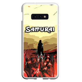 Чехол для Samsung S10E с принтом SAMURAI PROJECT RED в Петрозаводске, Силикон | Область печати: задняя сторона чехла, без боковых панелей | 2077 | cd projekt red | cyberpunk | cyberpunk 2077 | game | samurai | арт | будущее | видеоигра | игра | киберпанк | киберпанк 2077 | киборг | киборги