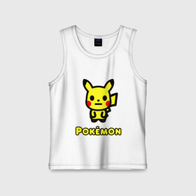 Детская майка хлопок с принтом POKEMON / ПОКЕМОН в Петрозаводске,  |  | a bathing ape | bape | bape shark | bape sta | monkey | pikachu | pokemons | star | streetwear | бейп | горила | обезьянка | пикачу | покемоны. | стар | стритвеар | стритвир бренд | уличный стиль