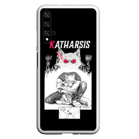 Чехол для Honor 20 с принтом Katharsis Beastars в Петрозаводске, Силикон | Область печати: задняя сторона чехла, без боковых панелей | Тематика изображения на принте: anime | beastars | аниме | анимэ | биастарс | бистар | большой серый волк | легоси | хару