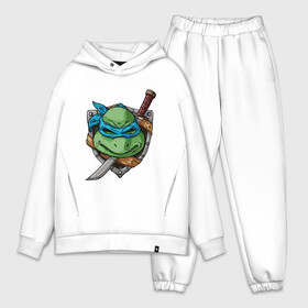 Мужской костюм хлопок OVERSIZE с принтом Леонардо   Leonardo в Петрозаводске,  |  | donatello | leonardo | michelangelo | ninja | pizza | raphael | turtles | воин | донателло | животные | комикс | комиксы | леонардо | микеланджело | мультфильм | мутант | мутанты | ниндзя | пицца | рафаэль | сплинтер | супергерой