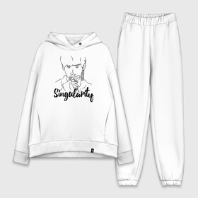 Женский костюм хлопок Oversize с принтом БТС, BTS, Singularity в Петрозаводске,  |  | bangtan | boys | bts | singularity | бангтан | бойс | бтс | ким тэхен | сингулярити