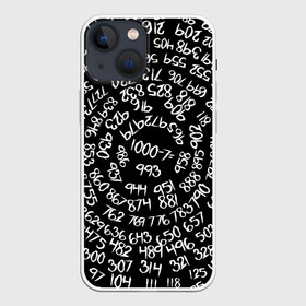Чехол для iPhone 13 mini с принтом 1000 7 в Петрозаводске,  |  | anime | ken kaneki | manga | tokyo ghoul | аниме | арифметика | канеки | кен | манга | математика | минус | пример | семь | токийский гуль | тысяча