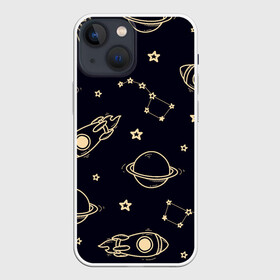 Чехол для iPhone 13 mini с принтом космос в Петрозаводске,  |  | вселенная | звёздный путь | звёзды | космос | небо ночью | планеты | полёт | ракета | созвездие