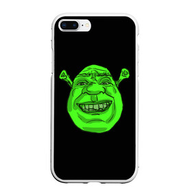 Чехол для iPhone 7Plus/8 Plus матовый с принтом Shreks Face в Петрозаводске, Силикон | Область печати: задняя сторона чехла, без боковых панелей | donkey | fiona | gonna | is | life | love | me | once | roll | shrek | somebody | the | told | world | артур | в | гарольд | дракон | жизнь | кот | лорд | любовь | мем | мерлин | огр | осел | пиноккио | пряник | сапогах | фаркуад | фиона | чарм