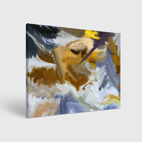 Холст прямоугольный с принтом FET в Петрозаводске, 100% ПВХ |  | Тематика изображения на принте: abstract | feathers | абстракция | желтое | мазки | перья
