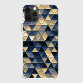 Чехол для iPhone 12 Pro Max с принтом MOZZY в Петрозаводске, Силикон |  | abstract | абстракция | геометрия | мозаика | треугольники