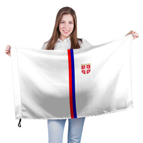 Флаг 3D с принтом Сборная Сербии в Петрозаводске, 100% полиэстер | плотность ткани — 95 г/м2, размер — 67 х 109 см. Принт наносится с одной стороны | дзюба | лига наций | последние новости | россия | сборная россии | сербия | сербия россия | сербия россия обзор | спорт | футбол | черчесов