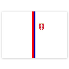 Поздравительная открытка с принтом Сборная Сербии в Петрозаводске, 100% бумага | плотность бумаги 280 г/м2, матовая, на обратной стороне линовка и место для марки
 | дзюба | лига наций | последние новости | россия | сборная россии | сербия | сербия россия | сербия россия обзор | спорт | футбол | черчесов