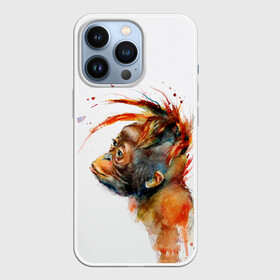 Чехол для iPhone 13 Pro с принтом Орангутанг в Петрозаводске,  |  | африка | море | обезьянка | отпуск | пальма | юг