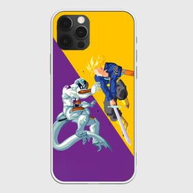 Чехол для iPhone 12 Pro Max с принтом Yellow vs purple в Петрозаводске, Силикон |  | anime | dragon ball | аниме | анимэ | драгон бал | дрэгон бол | жемчуг дракона