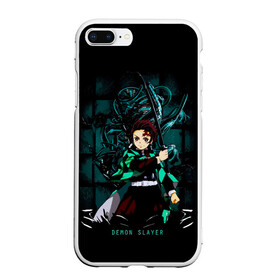 Чехол для iPhone 7Plus/8 Plus матовый с принтом Demon Slayer: Kimetsu no Yaiba в Петрозаводске, Силикон | Область печати: задняя сторона чехла, без боковых панелей | demon slayer | kamado | kimetsu no yaiba | nezuko | tanjiro | аниме | гию томиока | зеницу агацума | иноске хашибира | камадо | клинок | корзинная девочка | манга | музан кибуцуджи | незуко | рассекающий демонов | танджиро