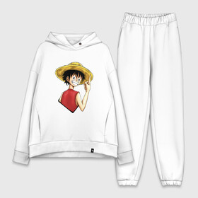 Женский костюм хлопок Oversize с принтом Мугивара Луффи   Monkey D Luff в Петрозаводске,  |  | luffy | monkey d luffy | one piece | аниме | ван пис | луффи | мугивара | мугивара луффи