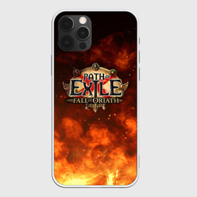 Чехол для iPhone 12 Pro Max с принтом Path of Exile Logo | Путь изгнанника Лого (Z) в Петрозаводске, Силикон |  | Тематика изображения на принте: exile | game | path of exile | rpg | берсерк | вождь | дикарь | дуэлянт | игра | покоритель | путь изгнанника | рпг