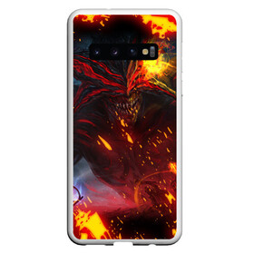 Чехол для Samsung Galaxy S10 с принтом Path of Exile | Fire Demon (Z) в Петрозаводске, Силикон | Область печати: задняя сторона чехла, без боковых панелей | Тематика изображения на принте: exile | game | path of exile | rpg | берсерк | вождь | дикарь | дуэлянт | игра | покоритель | путь изгнанника | рпг