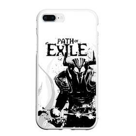 Чехол для iPhone 7Plus/8 Plus матовый с принтом PATCH OF EXILE WARRIOR в Петрозаводске, Силикон | Область печати: задняя сторона чехла, без боковых панелей | Тематика изображения на принте: dota | game | path of exile | войн | дота | игра | ммо | монстр | патч оф экзайл | рыцарь