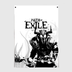 Постер с принтом PATCH OF EXILE WARRIOR в Петрозаводске, 100% бумага
 | бумага, плотность 150 мг. Матовая, но за счет высокого коэффициента гладкости имеет небольшой блеск и дает на свету блики, но в отличии от глянцевой бумаги не покрыта лаком | dota | game | path of exile | войн | дота | игра | ммо | монстр | патч оф экзайл | рыцарь