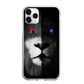 Чехол для iPhone 11 Pro матовый с принтом ЛЕВ - НЕОНОВЫЕ ГЛАЗА в Петрозаводске, Силикон |  | lion | neon | глаза | голова | дикая кошка | животные | кот | кошка | лев | неон | светящиеся глаза | тигр | хищник