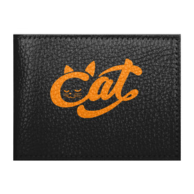 Обложка для студенческого билета с принтом Кот - Cat в Петрозаводске, натуральная кожа | Размер: 11*8 см; Печать на всей внешней стороне | animal | cat | cute | kitty | meow | друг | животные | киска | китти | кот | котенок | котик | котэ | кошечка | кошка | милый | мур | мяу | питомец | тигр