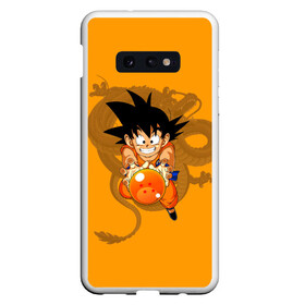 Чехол для Samsung S10E с принтом Kid Goku в Петрозаводске, Силикон | Область печати: задняя сторона чехла, без боковых панелей | anime | dragon ball | аниме | анимэ | драгон бал | дрэгон бол | жемчуг дракона