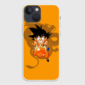 Чехол для iPhone 13 mini с принтом Kid Goku в Петрозаводске,  |  | anime | dragon ball | аниме | анимэ | драгон бал | дрэгон бол | жемчуг дракона