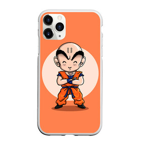 Чехол для iPhone 11 Pro матовый с принтом Куририн в Петрозаводске, Силикон |  | anime | dragon ball | аниме | анимэ | драгон бал | дрэгон бол | жемчуг дракона