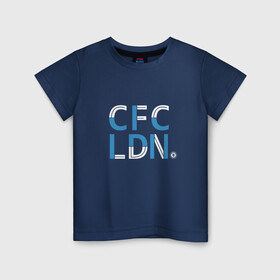 Детская футболка хлопок с принтом FC Chelsea | CFC London (2021/22) в Петрозаводске, 100% хлопок | круглый вырез горловины, полуприлегающий силуэт, длина до линии бедер | 0x000000123 | chelsea | stamford bridge | вернер | канте | стамфорд бридж | челси
