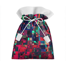 Подарочный 3D мешок с принтом HAPPY WINDOWS в Петрозаводске, 100% полиэстер | Размер: 29*39 см | abstract | абстракция | квадраты | красное | прямоугольники